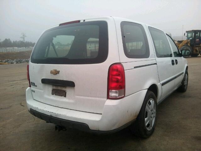 1GNDV13W47D170493 - 2007 CHEVROLET UPLANDER WHITE photo 4