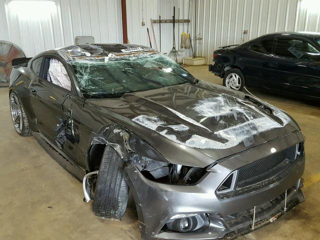 1FA6P8CF5F5376683 - 2015 FORD MUSTANG GT GRAY photo 9