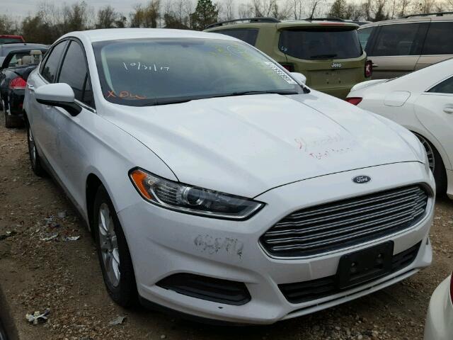 3FA6P0G79FR119401 - 2015 FORD FUSION S WHITE photo 1