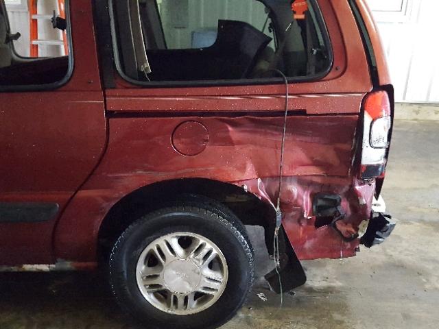 1GNDX03E63D218842 - 2003 CHEVROLET VENTURE MAROON photo 10