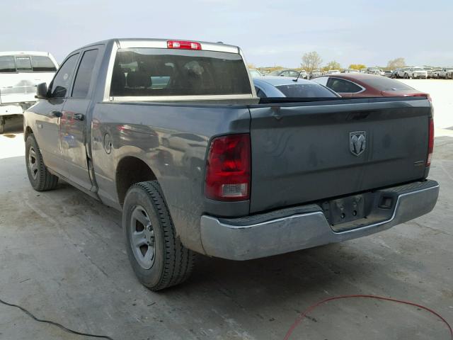 1D7RB1GP2AS248711 - 2010 DODGE RAM 1500 GRAY photo 3