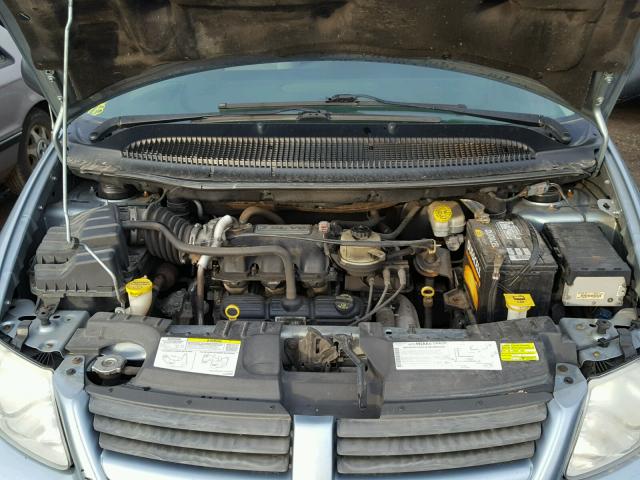 2D4GP44LX6R892359 - 2006 DODGE GRAND CARA BLUE photo 7