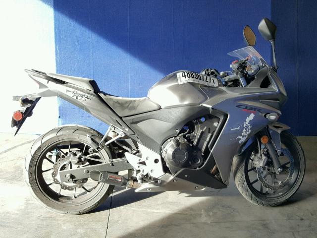 MLHPC4468F5200886 - 2015 HONDA CBR500 R GRAY photo 9