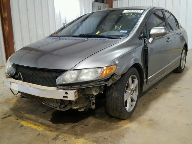 1HGFA16876L092792 - 2006 HONDA CIVIC EX ნაცრისფერი ფოტო 2
