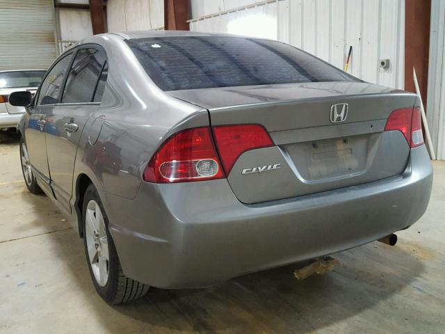 1HGFA16876L092792 - 2006 HONDA CIVIC EX GRAY photo 3