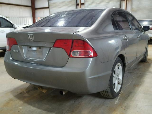 1HGFA16876L092792 - 2006 HONDA CIVIC EX GRAY photo 4