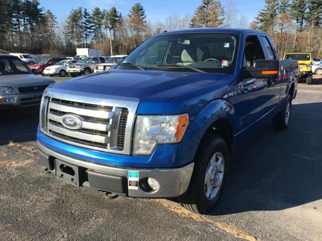 1FTFX1EV7AFD59831 - 2010 FORD F150 SUPER BLUE photo 2