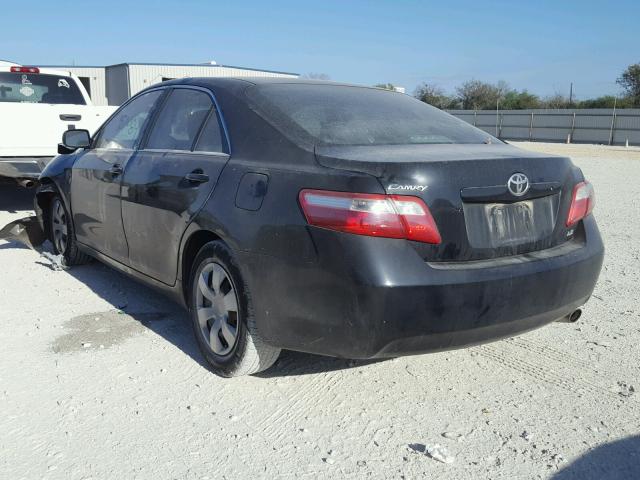 4T1BE46K57U549556 - 2007 TOYOTA CAMRY NEW BLACK photo 3