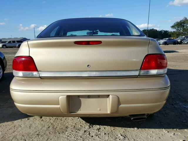 1C3EJ56H9YN131704 - 2000 CHRYSLER CIRRUS LXI GOLD photo 9