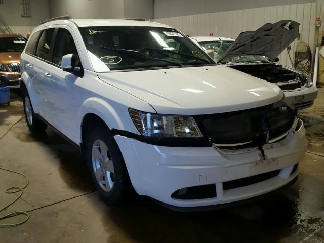 3D4PG1FG0BT501225 - 2011 DODGE JOURNEY MA WHITE photo 1