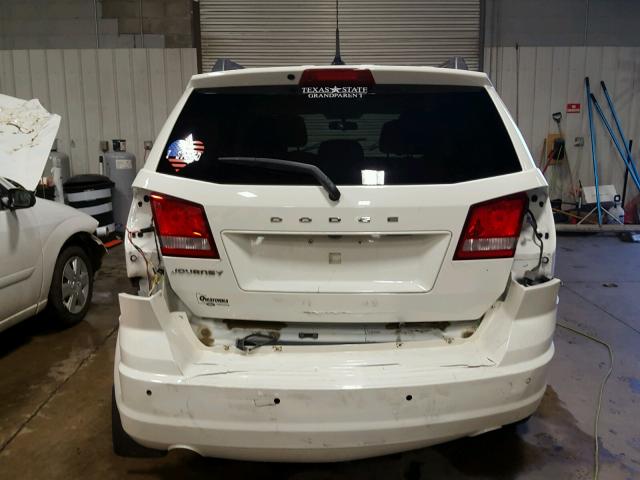 3D4PG1FG0BT501225 - 2011 DODGE JOURNEY MA WHITE photo 9