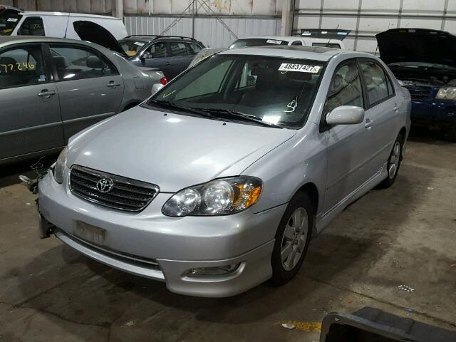 1NXBR30E37Z909117 - 2007 TOYOTA COROLLA CE SILVER photo 2