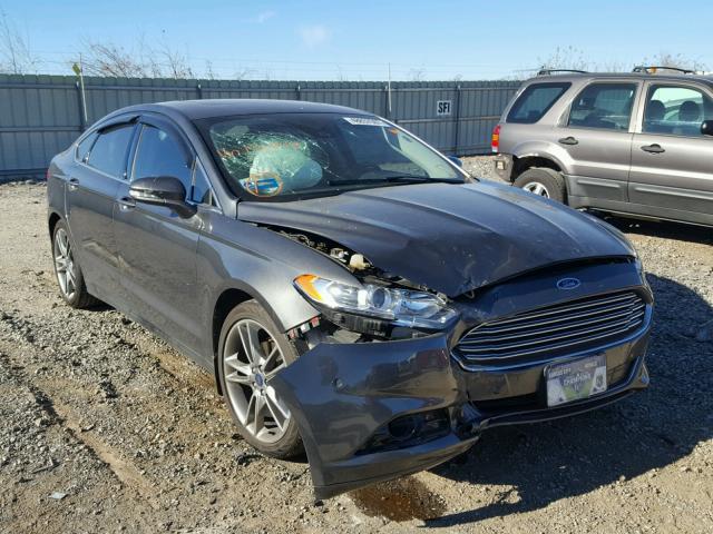 3FA6P0K94FR136843 - 2015 FORD FUSION TIT GRAY photo 1