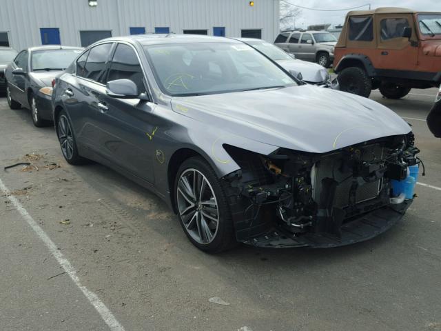 JN1BV7AR3FM407525 - 2015 INFINITI Q50 BASE Чорний фото 1