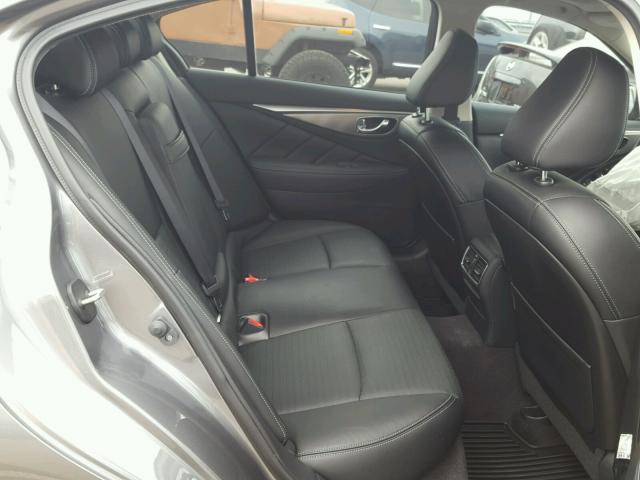 JN1BV7AR3FM407525 - 2015 INFINITI Q50 BASE Чорний фото 6