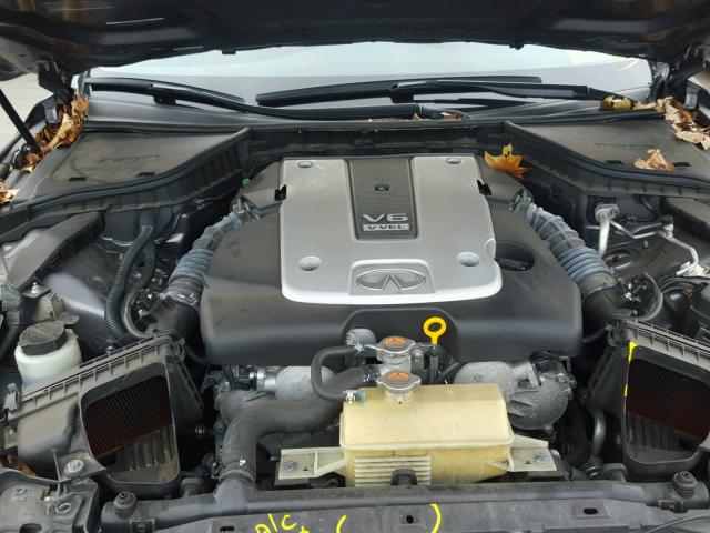 JN1BV7AR3FM407525 - 2015 INFINITI Q50 BASE Чорний фото 7