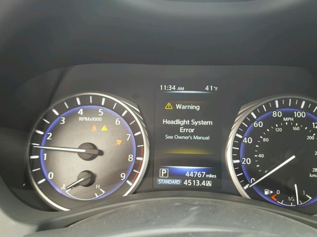 JN1BV7AR3FM407525 - 2015 INFINITI Q50 BASE Чорний фото 8