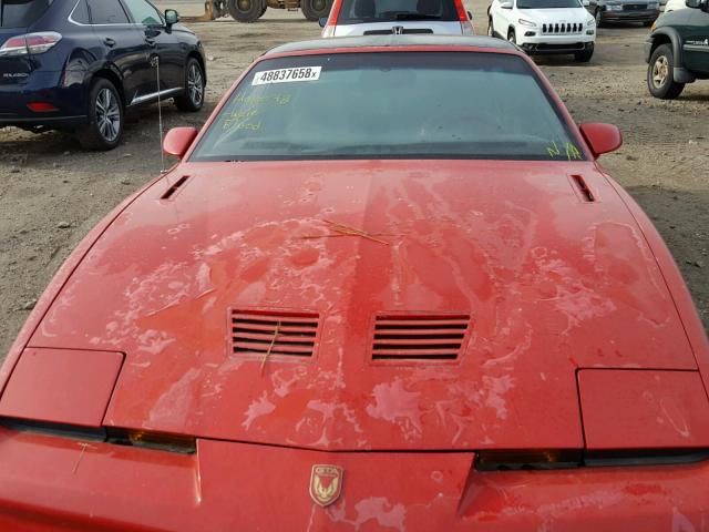 1G2FW21F9KL225725 - 1989 PONTIAC FIREBIRD T RED photo 9