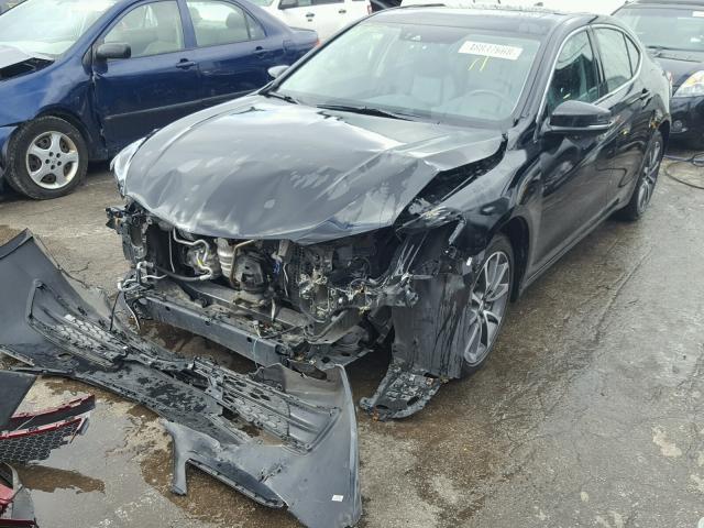 19UUB2F58FA019121 - 2015 ACURA TLX TECH შავი ფოტო 2
