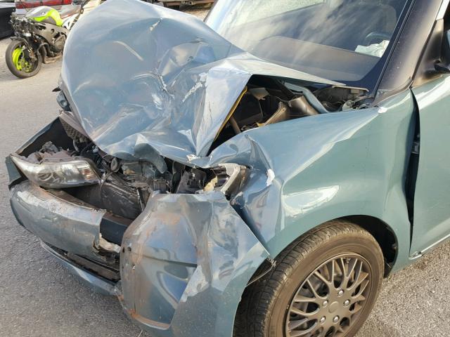 JTLKE50E991066741 - 2009 TOYOTA SCION XB TEAL photo 9