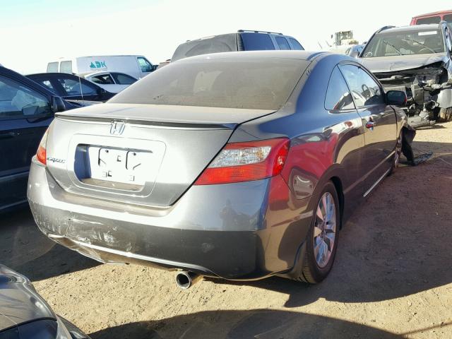 2HGFG1A8XBH510274 - 2011 HONDA CIVIC EX ნაცრისფერი ფოტო 4