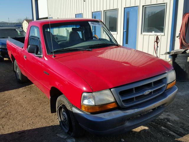 1FTYR10CXXPB72773 - 1999 FORD RANGER RED photo 1