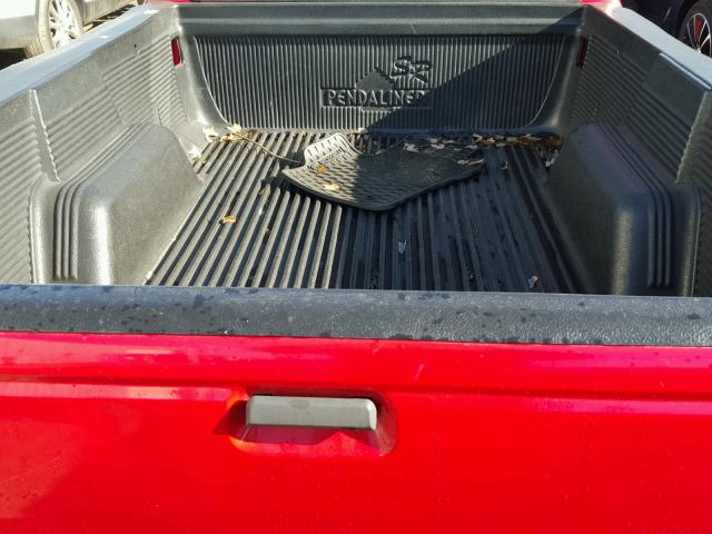 1FTYR10CXXPB72773 - 1999 FORD RANGER RED photo 6