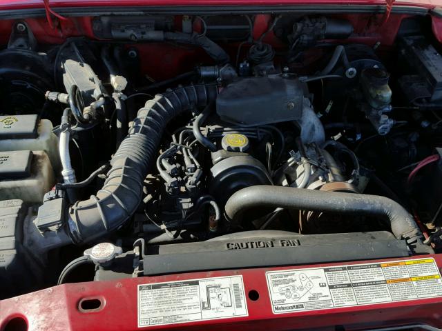 1FTYR10CXXPB72773 - 1999 FORD RANGER RED photo 7