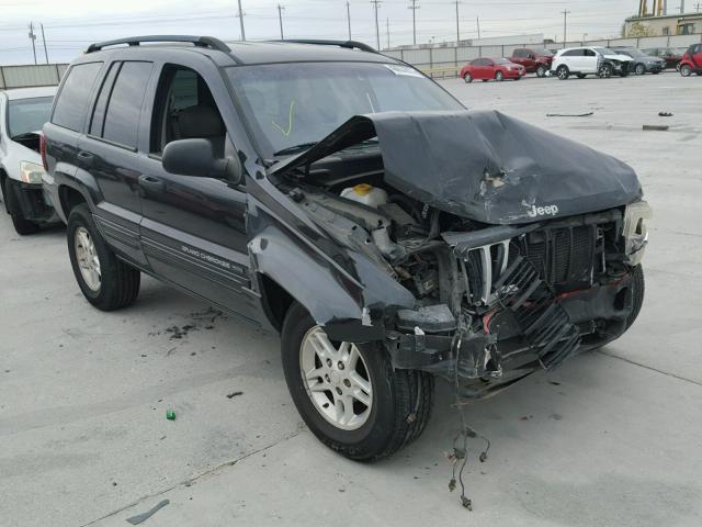 1J4GX48S14C206983 - 2004 JEEP GRAND CHER BLACK photo 1