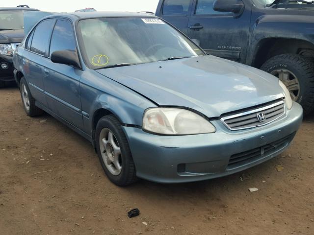 2HGEJ6616YH581468 - 2000 HONDA CIVIC BASE BLUE photo 1