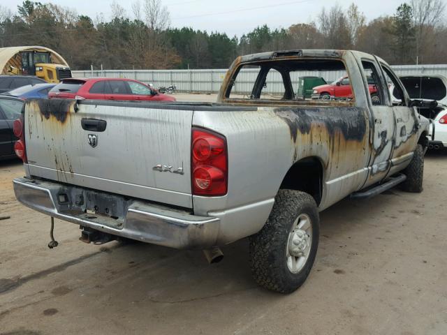 3D7KS28C27G755479 - 2007 DODGE RAM 2500 S SILVER photo 4