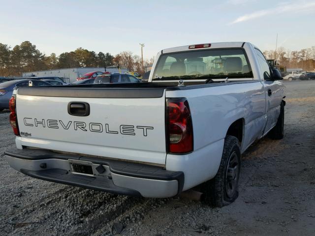 1GCEC14V95Z199870 - 2005 CHEVROLET SILVERADO WHITE photo 4