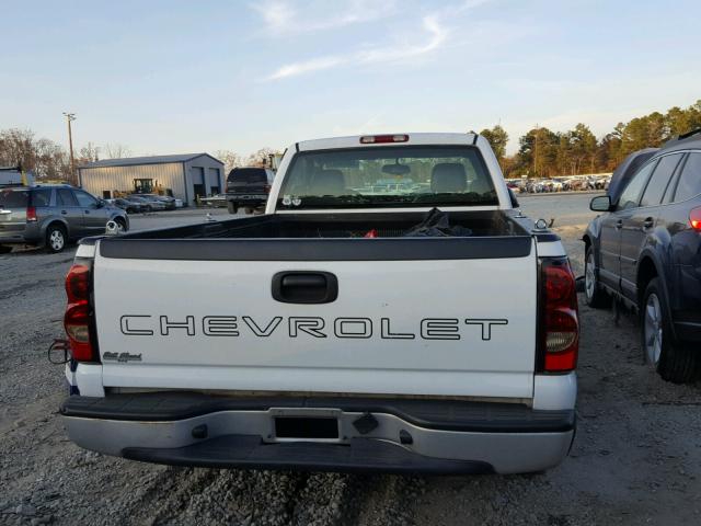 1GCEC14V95Z199870 - 2005 CHEVROLET SILVERADO WHITE photo 9