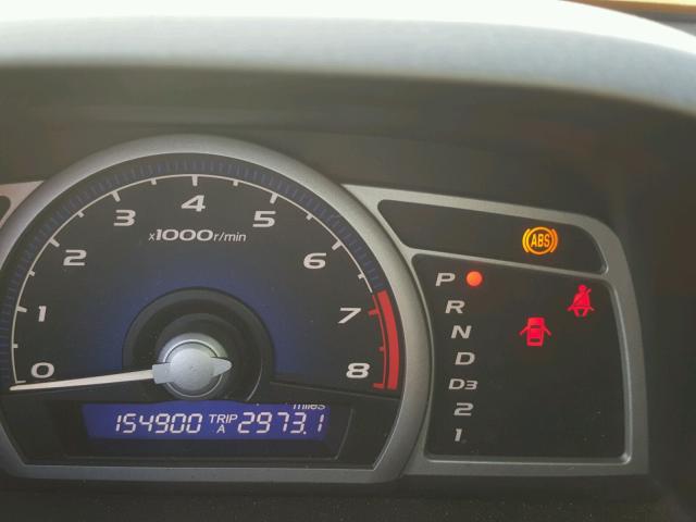 2HGFG12837H546846 - 2007 HONDA CIVIC EX BLACK photo 8