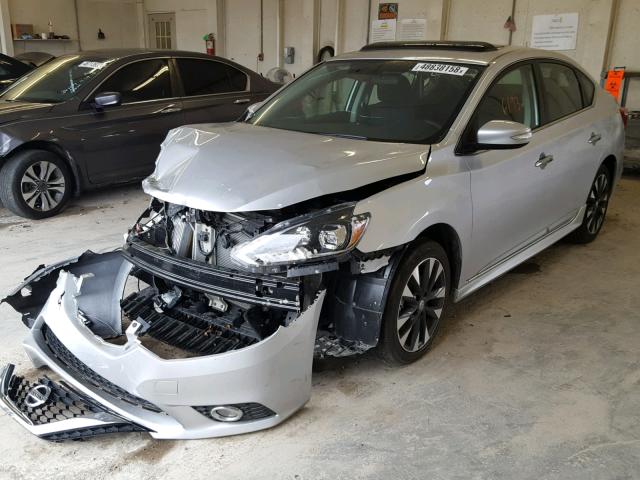 3N1CB7AP0HY250791 - 2017 NISSAN SENTRA SR SILVER photo 2