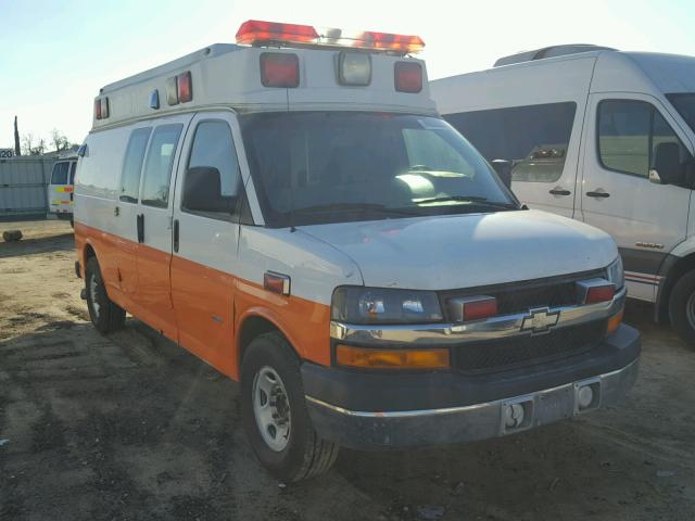 1GBHG396791123331 - 2009 CHEVROLET EXPRESS G3 TWO TONE photo 1