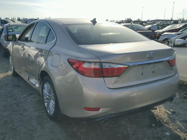 JTHBK1GG2E2146311 - 2014 LEXUS ES 350 TAN photo 3