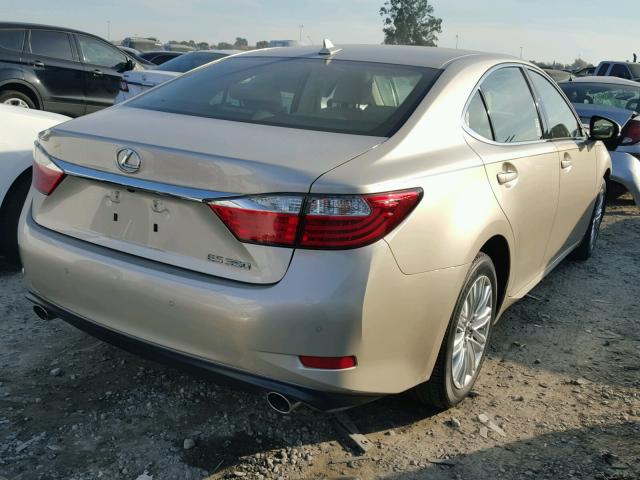 JTHBK1GG2E2146311 - 2014 LEXUS ES 350 TAN photo 4