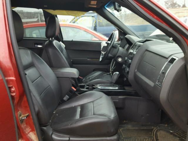 1FMCU94138KA16715 - 2008 FORD ESCAPE LIM RED photo 5