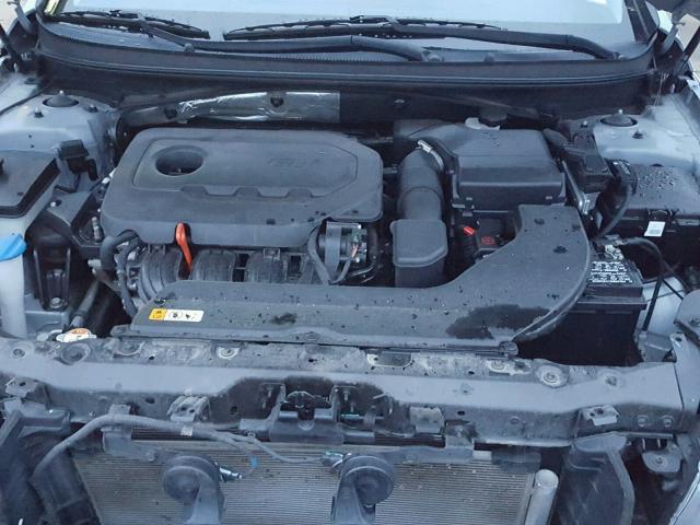 5NPE24AF1FH109962 - 2015 HYUNDAI SONATA SE BLUE photo 7