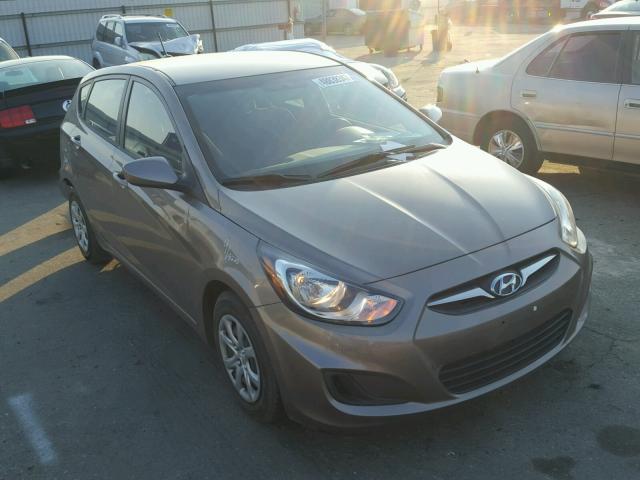 KMHCT5AE1EU165854 - 2014 HYUNDAI ACCENT GLS GOLD photo 1