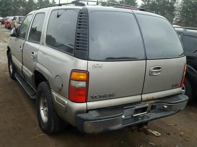 1GKEK13T5YJ112024 - 2000 GMC YUKON SILVER photo 4