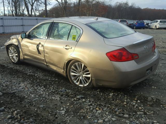 JNKCV61F79M358852 - 2009 INFINITI G37 GRAY photo 3