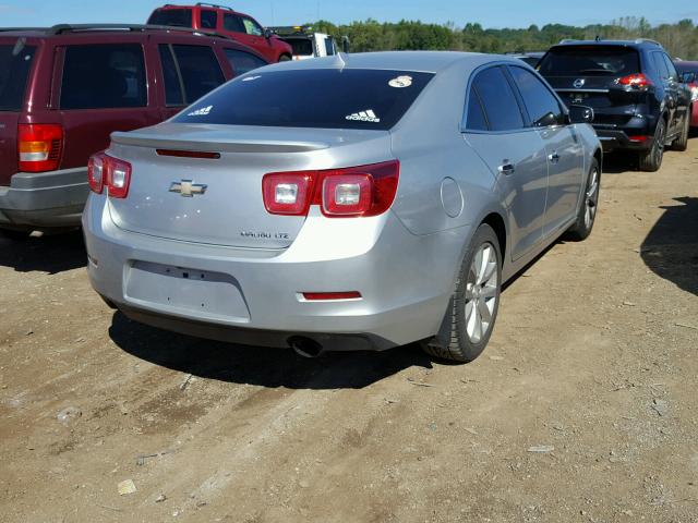 1G11H5SA3DF248237 - 2013 CHEVROLET MALIBU LTZ 银色 照片 4