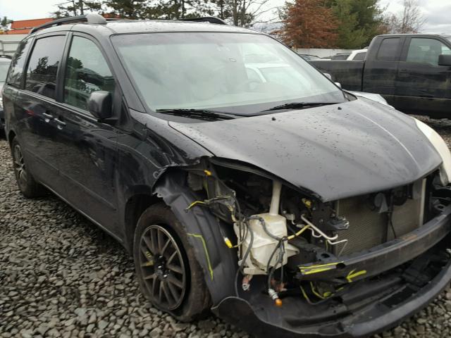 5TDZK23C48S133470 - 2008 TOYOTA SIENNA CE BLACK photo 1