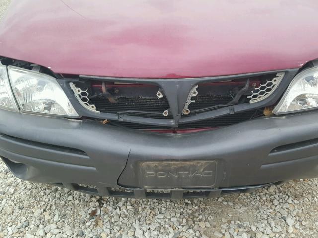 1GMDV23E75D125076 - 2005 PONTIAC MONTANA BURGUNDY photo 9