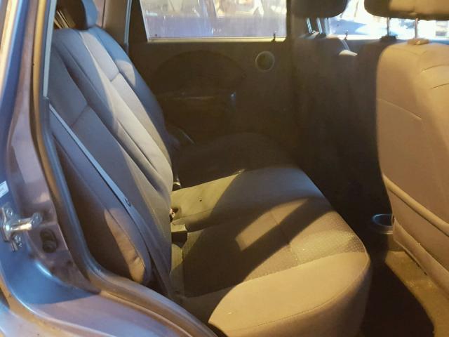 KL1TD66628B113178 - 2008 CHEVROLET AVEO BASE BLUE photo 6