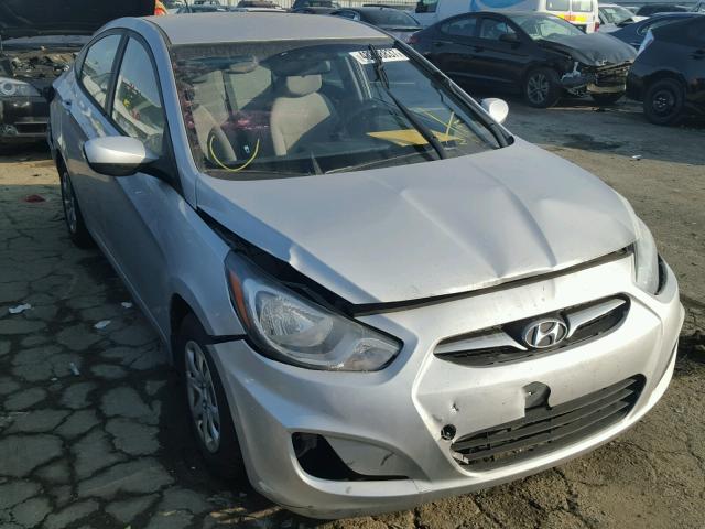 KMHCT4AE8CU133894 - 2012 HYUNDAI ACCENT GLS SILVER photo 1