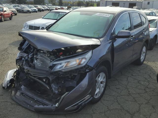 3CZRM3H59GG716148 - 2016 HONDA CR-V EX ნაცრისფერი ფოტო 2