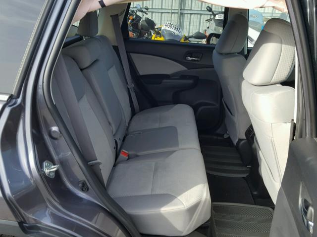 3CZRM3H59GG716148 - 2016 HONDA CR-V EX ნაცრისფერი ფოტო 6